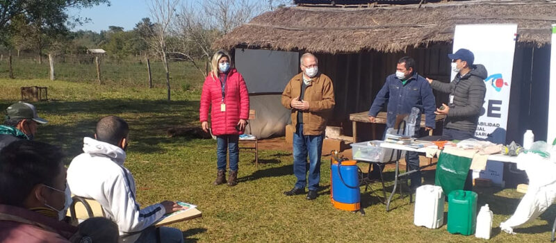 CAFYF capacita y entrega Equipos de Protección Individual en Yguazú
