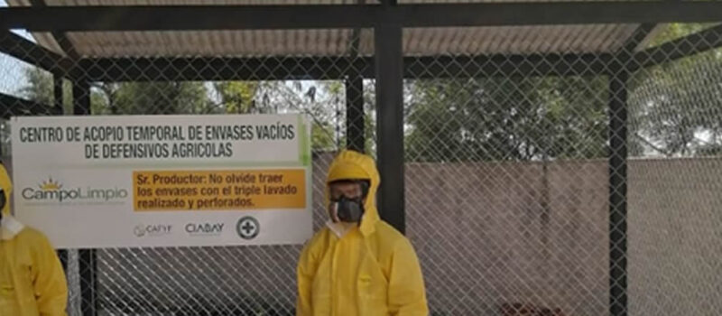 Programa CampoLimpio promueve solución para los envases vacíos de defensivos agrícolas.