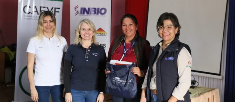 CAFYF, en el marco del convenio con INBIO, capacitó sobre Uso y Manejo Seguro de Defensivos Agrícolas a productores, productoras y estudiantes en Caaguazú y San Pedro