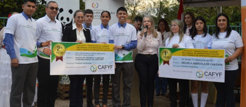 CAFYF y la DEA del MAG fortalecen la educación agraria con la versión en guaraní de la Revista Buenas Prácticas Agrícolas