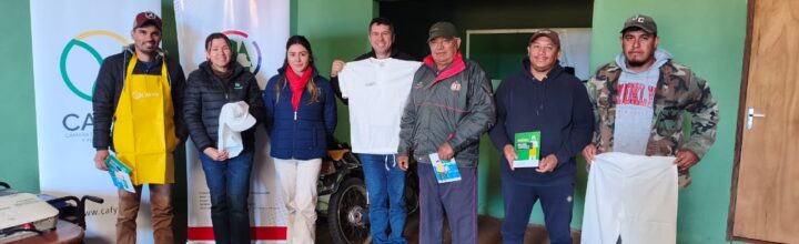 CAFYF llevó capacitación sobre el uso seguro de defensivos agrícolas a productores de Caraguatay